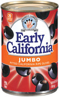 EARLY CALIFORNIA Jumbo Pitted California Ripe Olives 5.75 OZ CAN