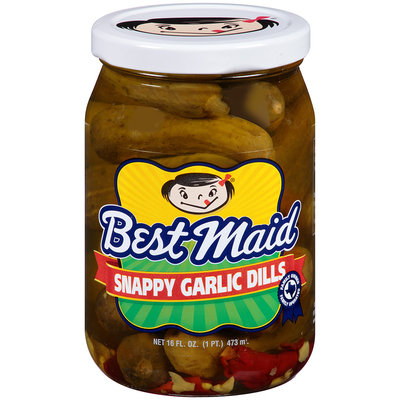 Best Maid® Snappy Garlic Dills Pickles 16 fl. oz. Jar