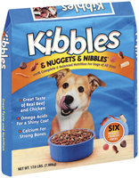 Kibbles & Nuggets & Nibbles Beef & Chicken Dog Food 17.6 Lb Bag