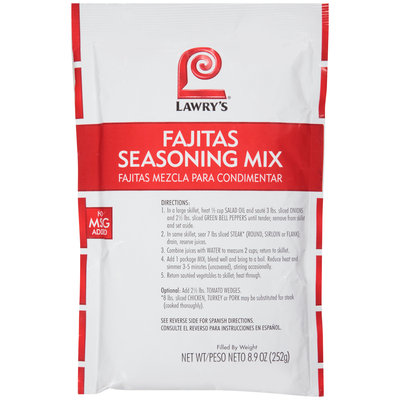 Lawry's® Fajitas Seasoning Mix 8.9 oz. Bag
