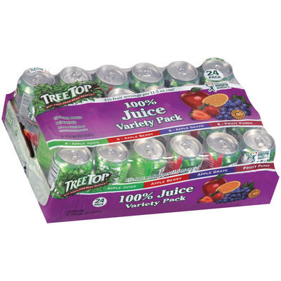 Tree Top Variety Pack 11.5 Oz 100% Juice 24 Ct Cans