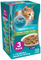 PURINA ONE® SmartBlend Savory Turkey Recipe in Gravy Premium Cat Food