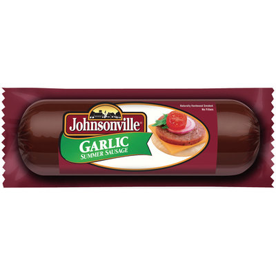 Johnsonville Garlic Summer Sausage 12oz chub (101446)
