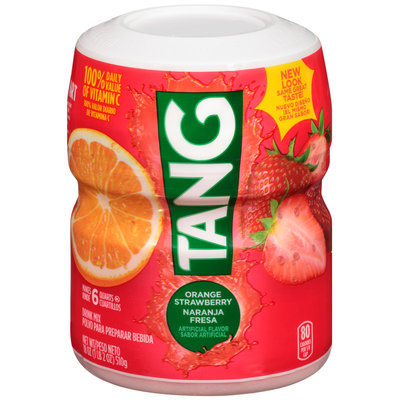 Tang Orange Strawberry Drink Mix 18 oz. Canister