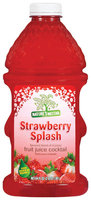 Nature's Nectar Strawberry Splash Flavored Blend of 4 Juices Fruit Juice Cocktail 64 oz. Plastic Bottle