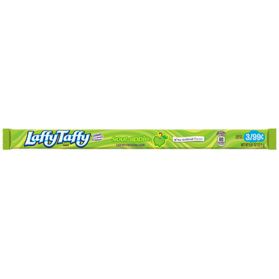 WONKA LAFFY TAFFY Rope Sour Apple 0.81 oz. Wrapper