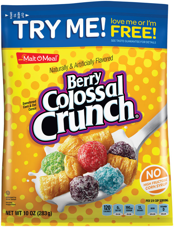 MaltOMeal® Berry Colossal Crunch® Sweetened Corn & Oat Cereal Reviews