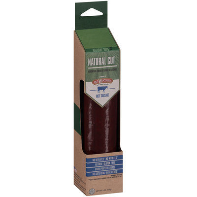 Old Wisconsin® Natural Cut™ Beef Hardwood-Smoked Summer Sausage 6 oz. Pack