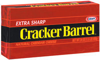 Kraft Cracker Barrel Cheddar Extra Sharp Cheese 24 Oz Brick