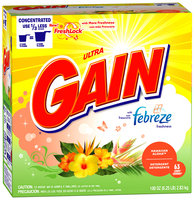 Gain with FreshLock with Febreze Freshness Hawaiian Aloha Powder Detergent 100 oz. Carton