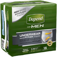 Depend® for Men Maximum Absorbency S/M Underwear 18 ct Pack
