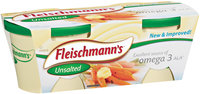 Fleischmann's Unsalted 60% Whipped 11.8 Oz Tubs Vegetable Oil Spread 2 Ct Sleeve