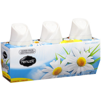 Renuzit® Super Odor Neutralizer™ Pure Breeze® Gel Air Freshener 3-7.0 oz. Pack