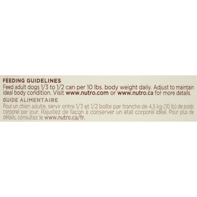 Nutro® Grain Free Adult Grass-Fed Lamb & Potato Recipe Premium Loaf Dog Food 12.5 oz. Can