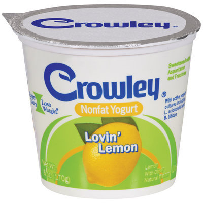 Crowley® Nonfat Yogurt Lovin' Lemon 6 oz.