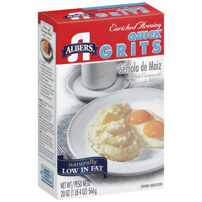 Albers Enriched Hominy Quick Grits 20 Oz Pour Spout