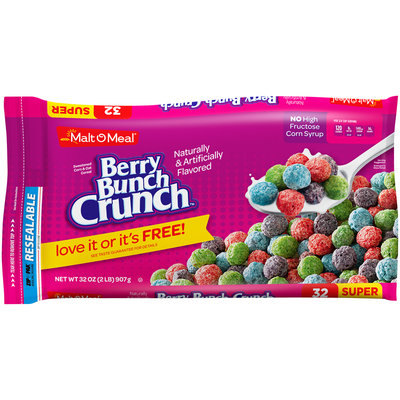 Malt-O-Meal® Berry Bunch Crunch™ Cereal 32 oz. ZIP-PAK