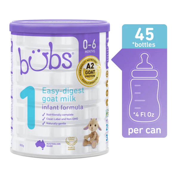 bubs Easy-digest goat milk 2 800g 2缶セット Bubs Goat Milk Infant