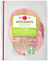 Applegate Organics® Uncured Black Forest Ham 6 oz. Pack
