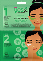 Yes To Cucumbers 2 Step Single Use Eye Kit Buh Bye Bags & Dark Circles