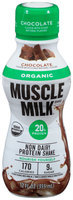 Muscle Milk® Organic Chocolate Non Dairy Protein Shake 12 fl. oz. Bottle