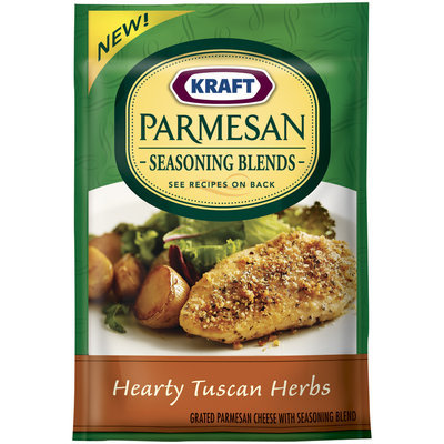 Kraft Hearty Tuscan Herbs Parmesan Seasoning Blend 2 oz Packet
