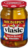 Vlasic® Bold & Spicy Salsa Blend Stackers® Pickles 16 fl. oz. Jar