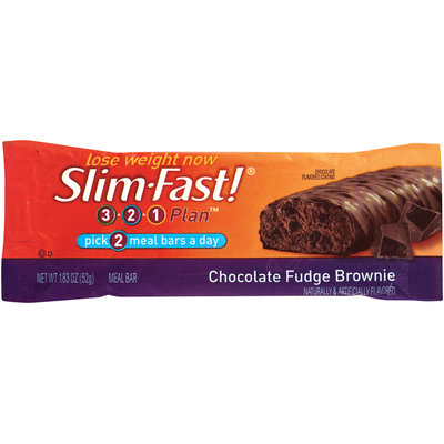 SlimFast 3.2.1 Plan Chocolate Fudge Brownie Meal Bars