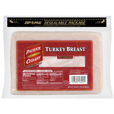 PATRICK CUDAHY Retail Turkey Breast Turkey Lunchmeat - Retail
