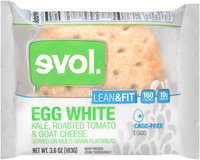 Evol Lean & Fit Egg White on Multi-Grain Flatbread 3.6 oz. Wrapper