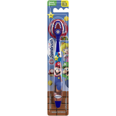 Arm & Hammer™ Kid’s Spinbrush™ Super Mario® Soft Manual Toothbrush