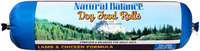 Natural Balance® Lamb & Chicken Formula Rolls Dog Food 3.5 lbs. Chub