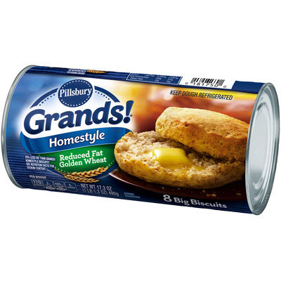 Pillsbury Grands!® Homestyle Reduced Fat Golden Wheat Biscuits 8 ct Can