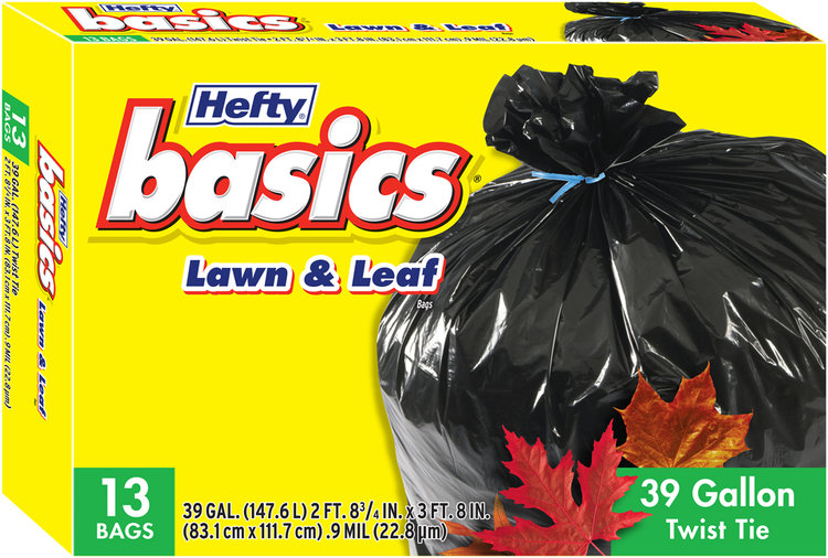 Hefty® Basics® 39 gal. Twist Tie Lawn & Leaf Bags 13 ct Box Reviews 2019
