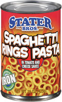 Stater Bros.® Spaghetti Rings Pasta in Tomato and Cheese Sauce 15 oz