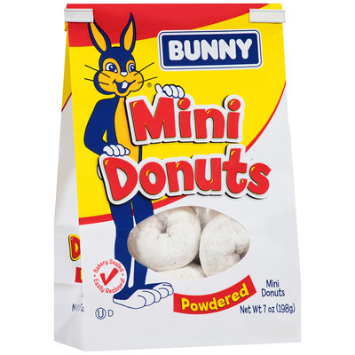 Bunny® Powdered Mini Donuts 7 oz. Stand Up Bag