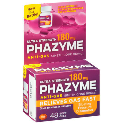 Phazyme® Ultra Strength Anti-Gas Soft Gels 48 ct Box