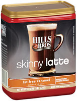 Hills Bros Skinny Latte Fat-Free Caramel Drink Mix 15 Oz Canister