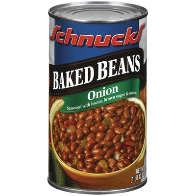 Schnucks Onion Seasoned Baked Beans 28 Oz Can