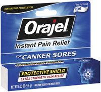 Orajel For Canker Sores Film Forming Gel Oral Pain Reliever .33 Oz Peg