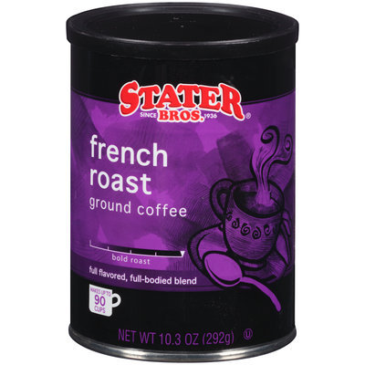 Stater Bros.® French Roast Bold Roast Ground Coffee 10.3 oz. Canister