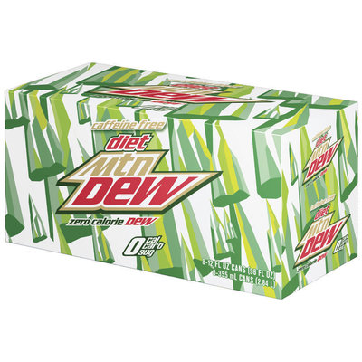 Caffeine Free Diet Mountain Dew® 8 Pack 12 fl. oz. Cans