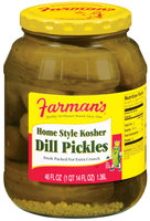 Farman's Home Style Kosher Dill Pickles 46 Oz Jar
