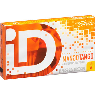iD from Stride Mango Tango Sugar Free Gum 14 Piece Pack