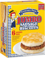 Tennessee Pride Sausage & Buttermilk Biscuits 21 Oz Sandwiches 6 Ct Box