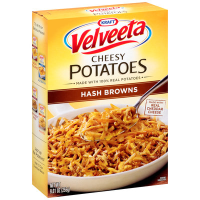 Kraft Velveeta Cheesy Potatoes Hash Browns 9.01 oz. Box