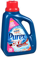 Purex® Dirt Lift Action™ Fresh Morning Burst Laundry Detergent Plus Oxi & Zout® Stain Removers 69.3 fl. oz. Jug