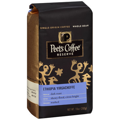 Peet's Coffee® Reserve Dark Roast Ethiopia Yirgacheffe Whole Bean Coffee 10 oz. Bag
