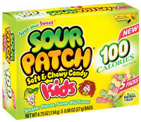Sour Patch Soft & Chewy Candy Kids 100 Calorie Packs