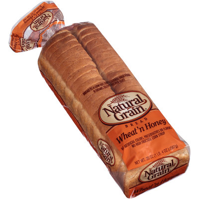 Natural Grain® Wheat 'n Honey Bread 20 oz. Bag